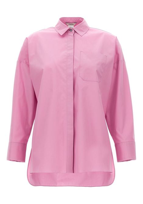Camicia dritta in popeline gerona in rosa S Maxmara - donna 'S MAXMARA | 2519191013600014
